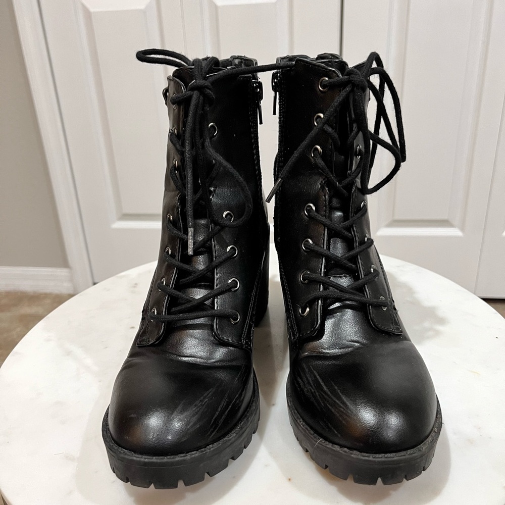 Steve Madden Compton black ankle boots 8 - Picture 4 of 9